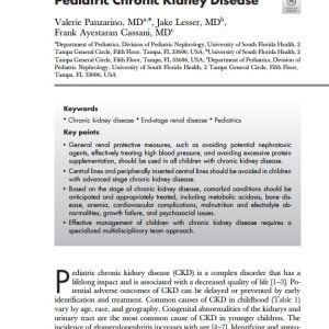 Pediatric Chronic Kidney Disease