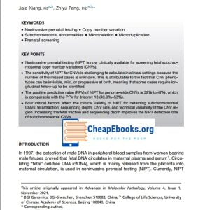 Applications of Noninvasive Prenatal Testing for Subchromosomal Copy Number Variations Using Cell-Free DNA