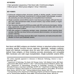 Blood Group Genotyping