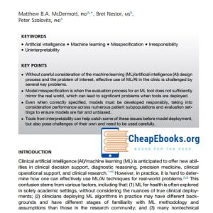 Clinical Artificial Intelligence