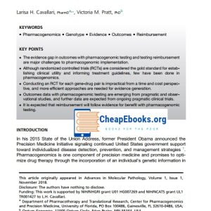 Building Evidence for Clinical Use of Pharmacogenomics and Reimbursement for Testing