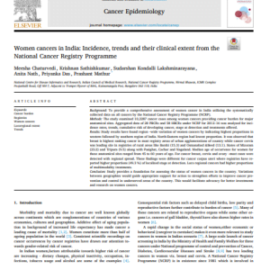 Women cancers in India: Incidence, trends and their clinical extent from the National Cancer Registry Programme