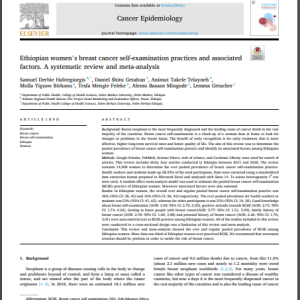 Ethiopian women's breast cancer self-examination practices and associated factors. A systematic review and meta-analysis
