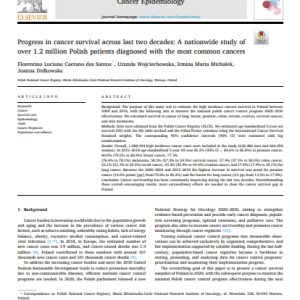 Progress in cancer survival across last two decades: A nationwide study of over 1.2 million Polish patients diagnosed with the most common cancers