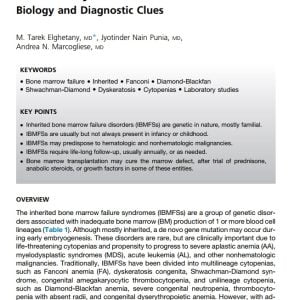 Inherited Bone Marrow Failure Syndromes
