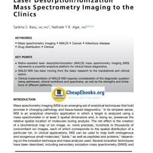 Bringing Matrix-Assisted Laser Desorption/Ionization Mass Spectrometry Imaging to the Clinics
