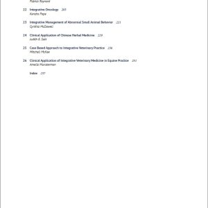 Integrative Veterinary Medicine 7